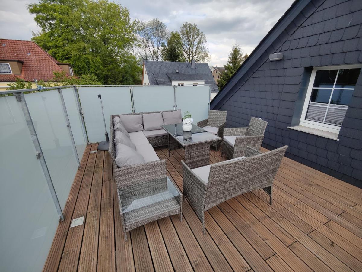 Ferienhaus Villa Adelsberg Mit Dachterrasse In Zentraler Lage Fuer Bis Zu 10 Personen Chemnitz Dış mekan fotoğraf